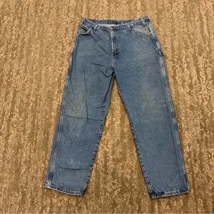 Dickies Jeans 38x30 Relaxed Fit Workwear Light Denim Blue